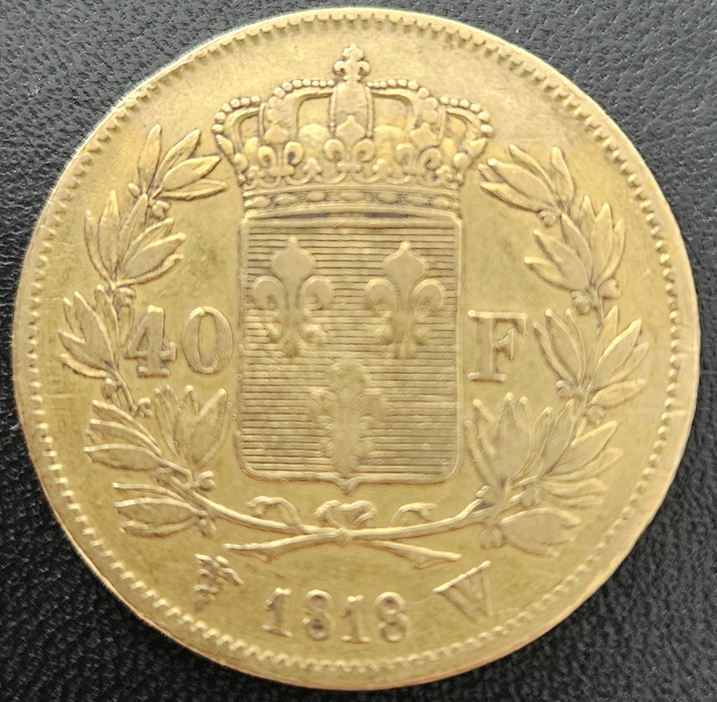 40 Francs Frankreich Louis XVIIII 1818 W