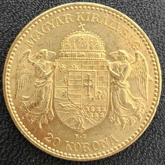 20 Korona Ungarn Franz Joseph 1894 KB