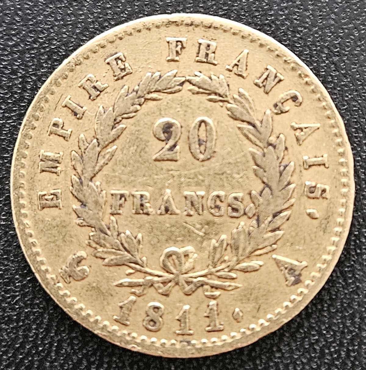 20 Francs Frankreich Napoleon I Empereur 1811 A