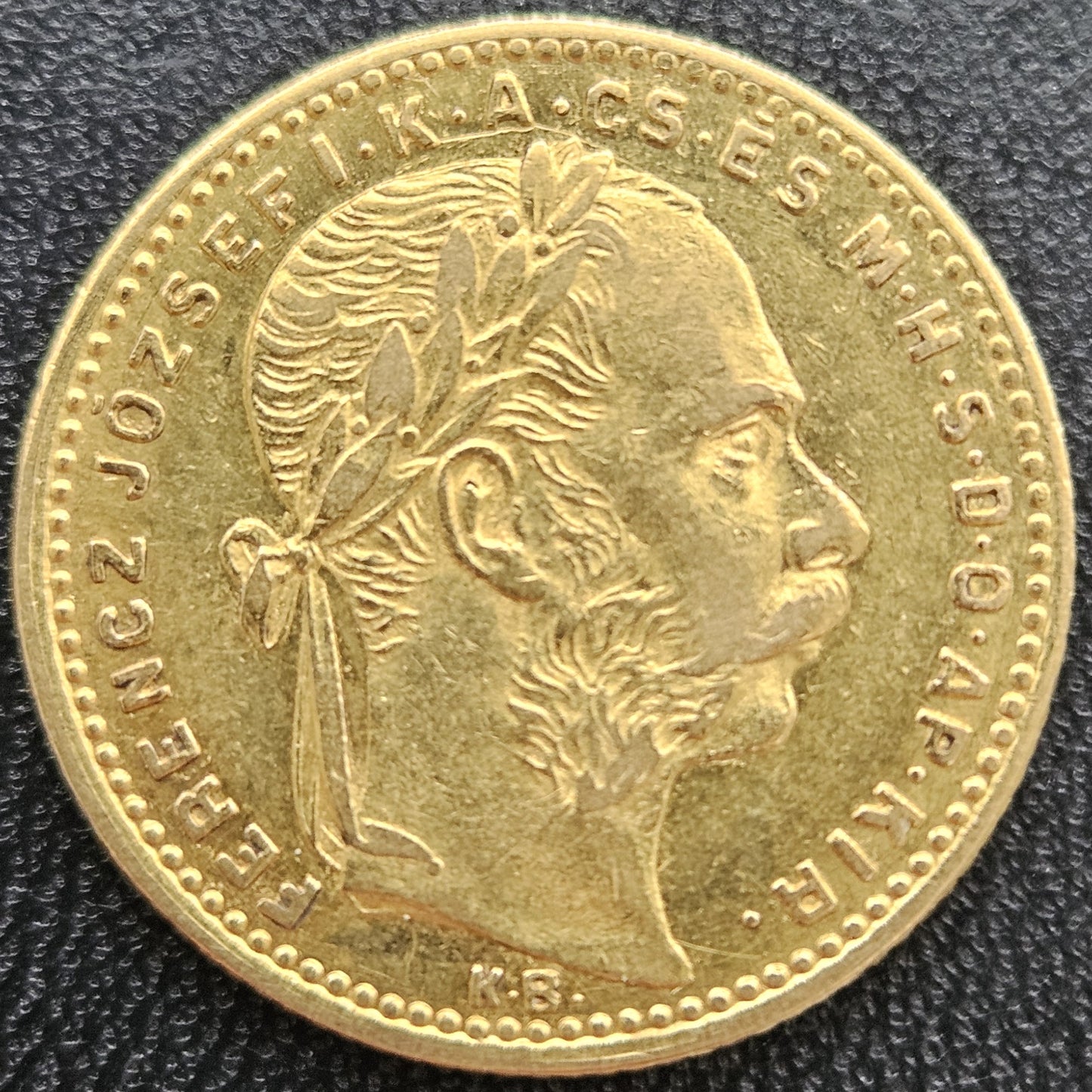 8 Forint Ungarn Franz Joseph 1883 KB