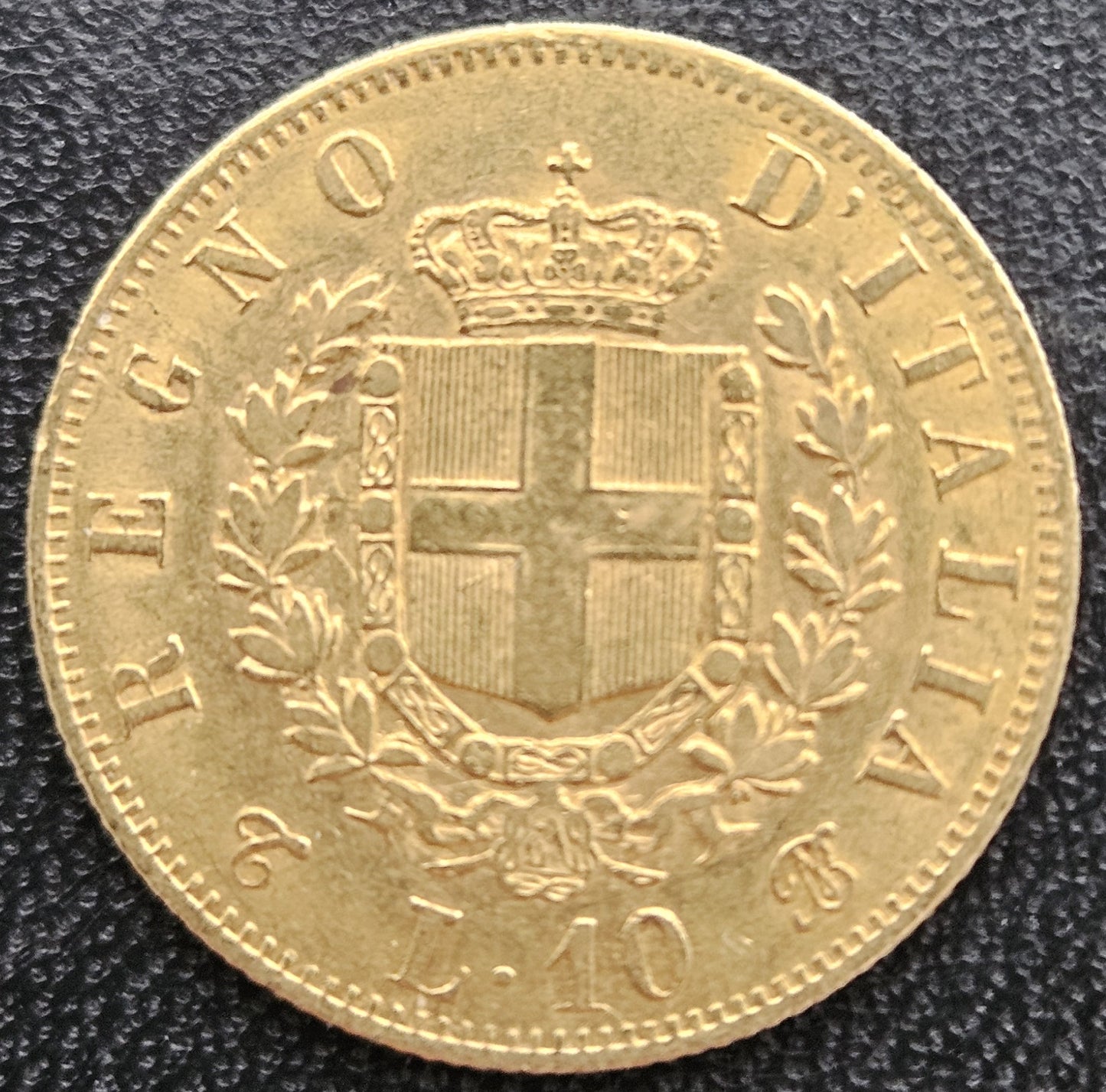 10 Lire Italien Vittorio Emanuele II 1863