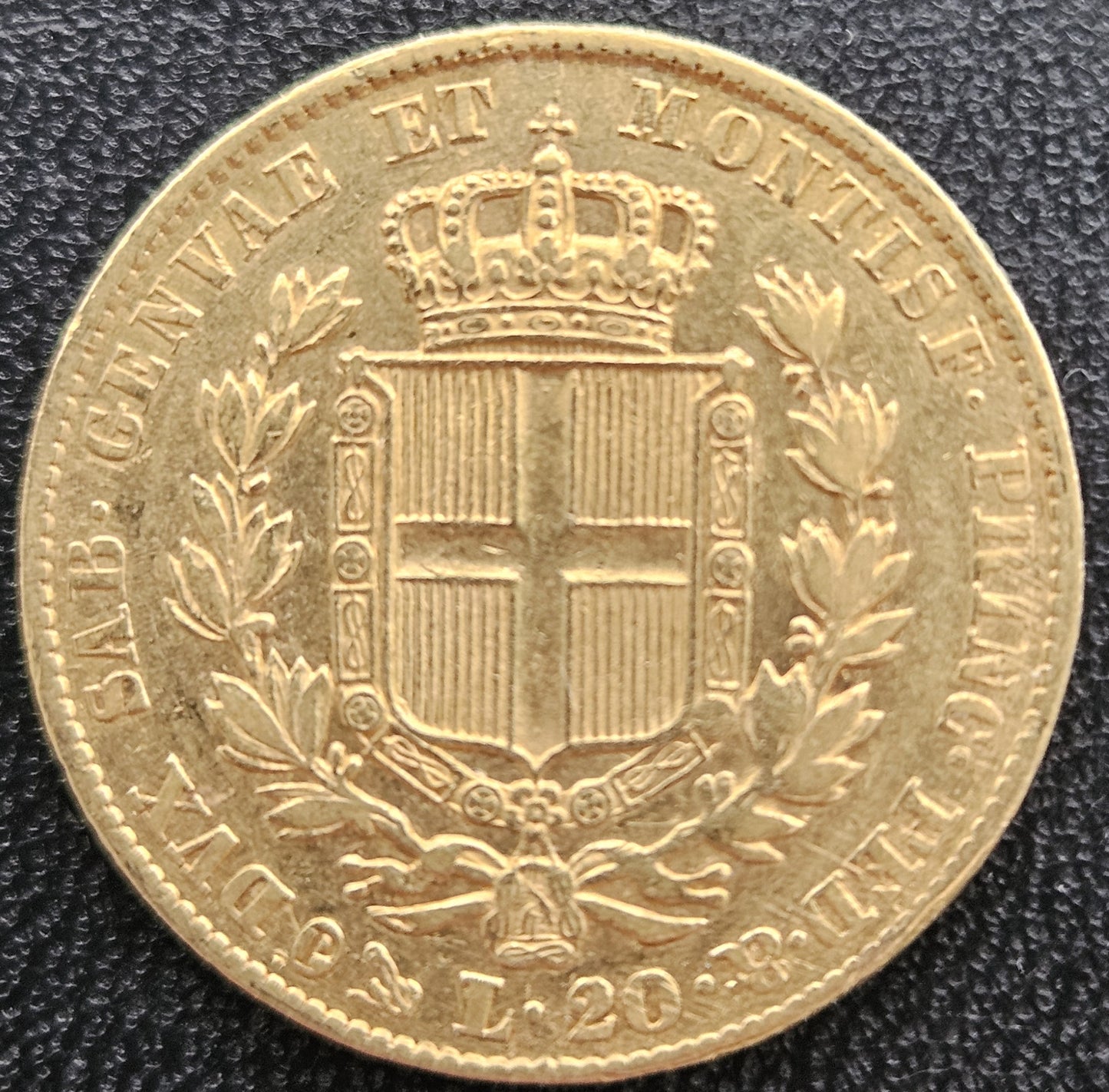 20 Lire Italien Carlo Alberto 1849 P