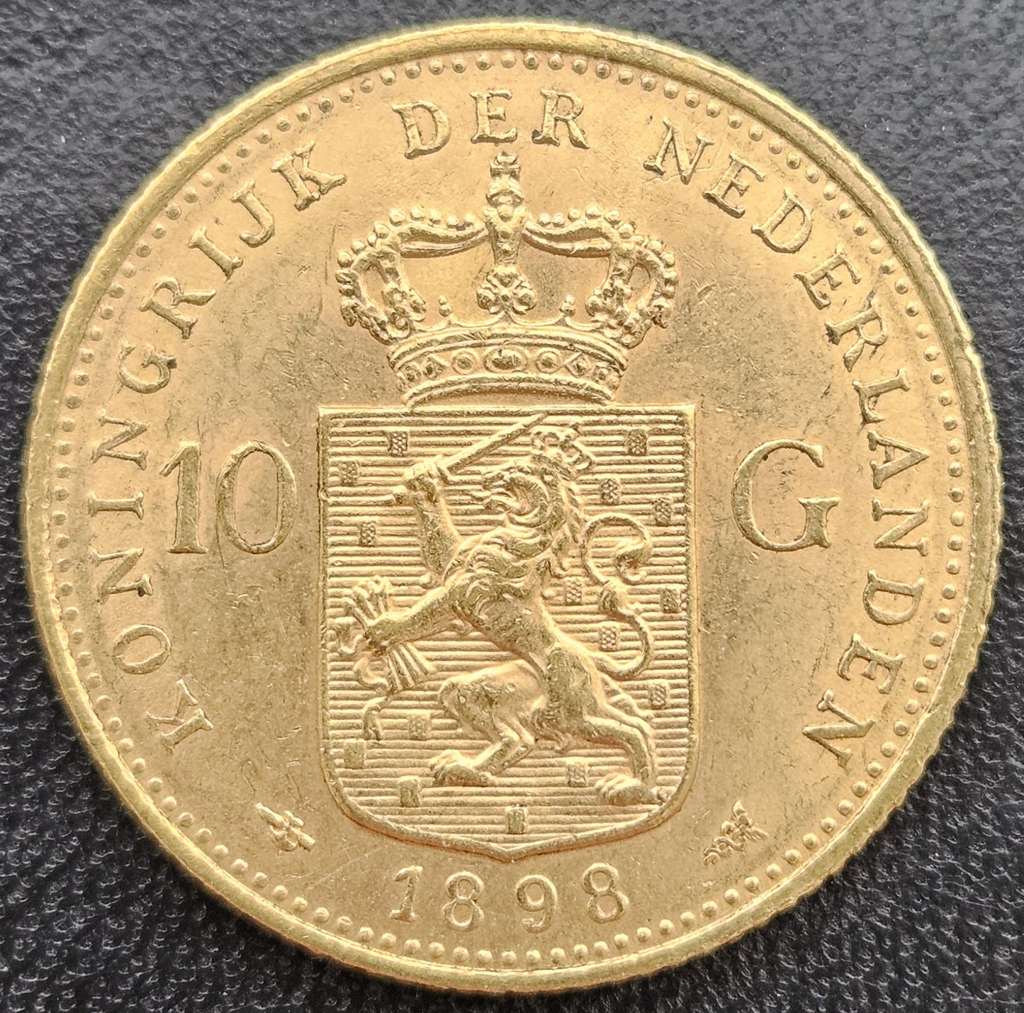 10 Gulden Niederlande Wilhelmina 1898