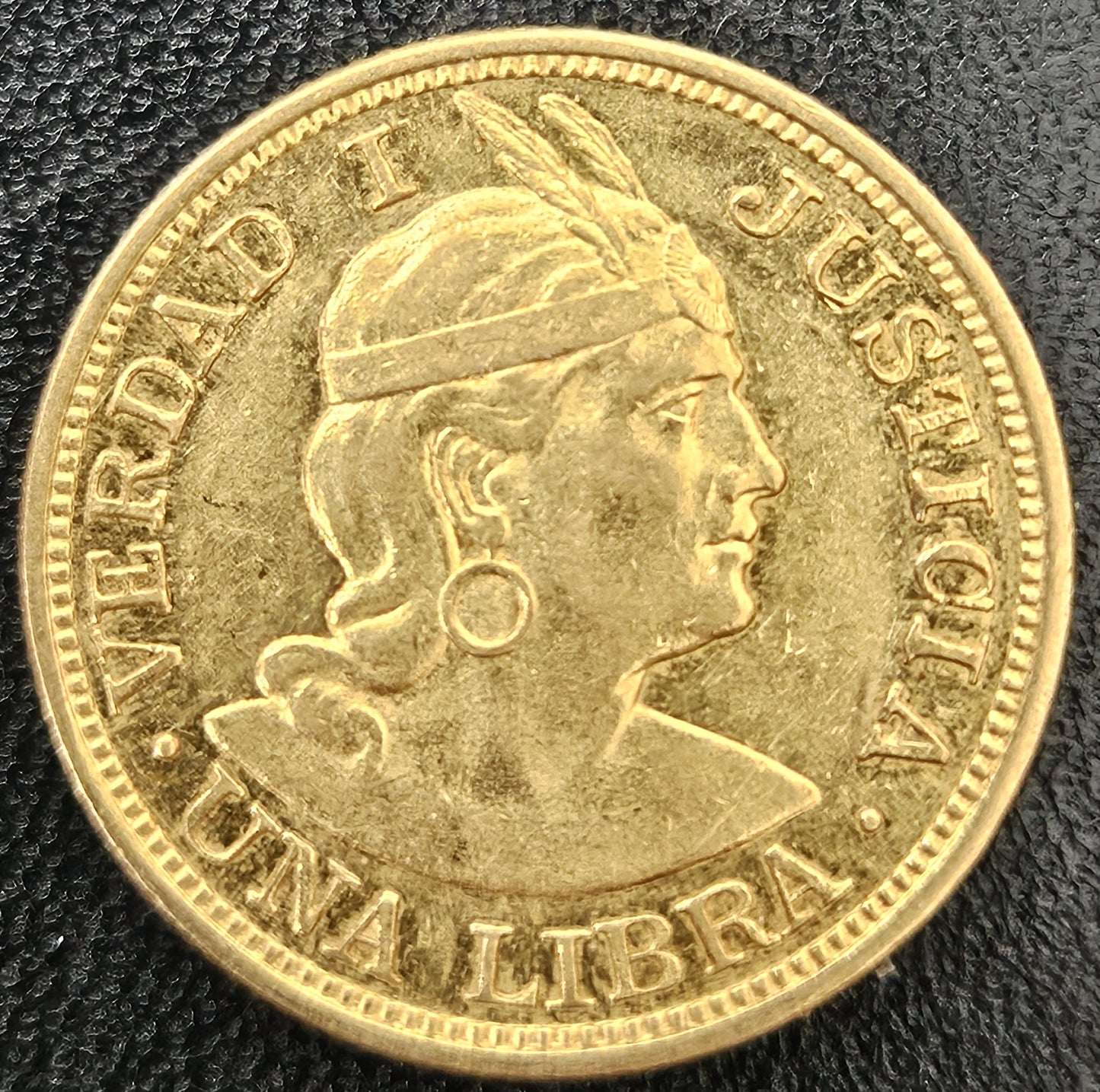 1 Libra Peru 1900