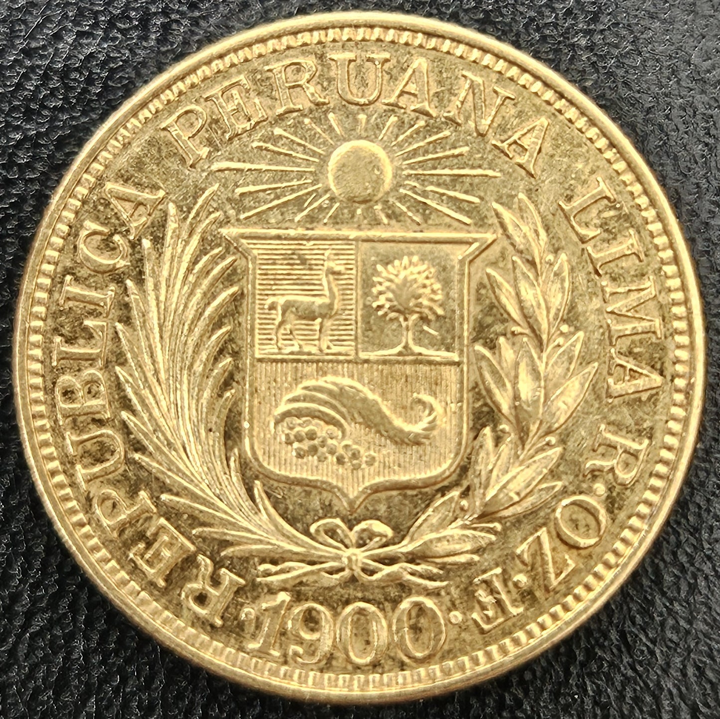 1 Libra Peru 1900