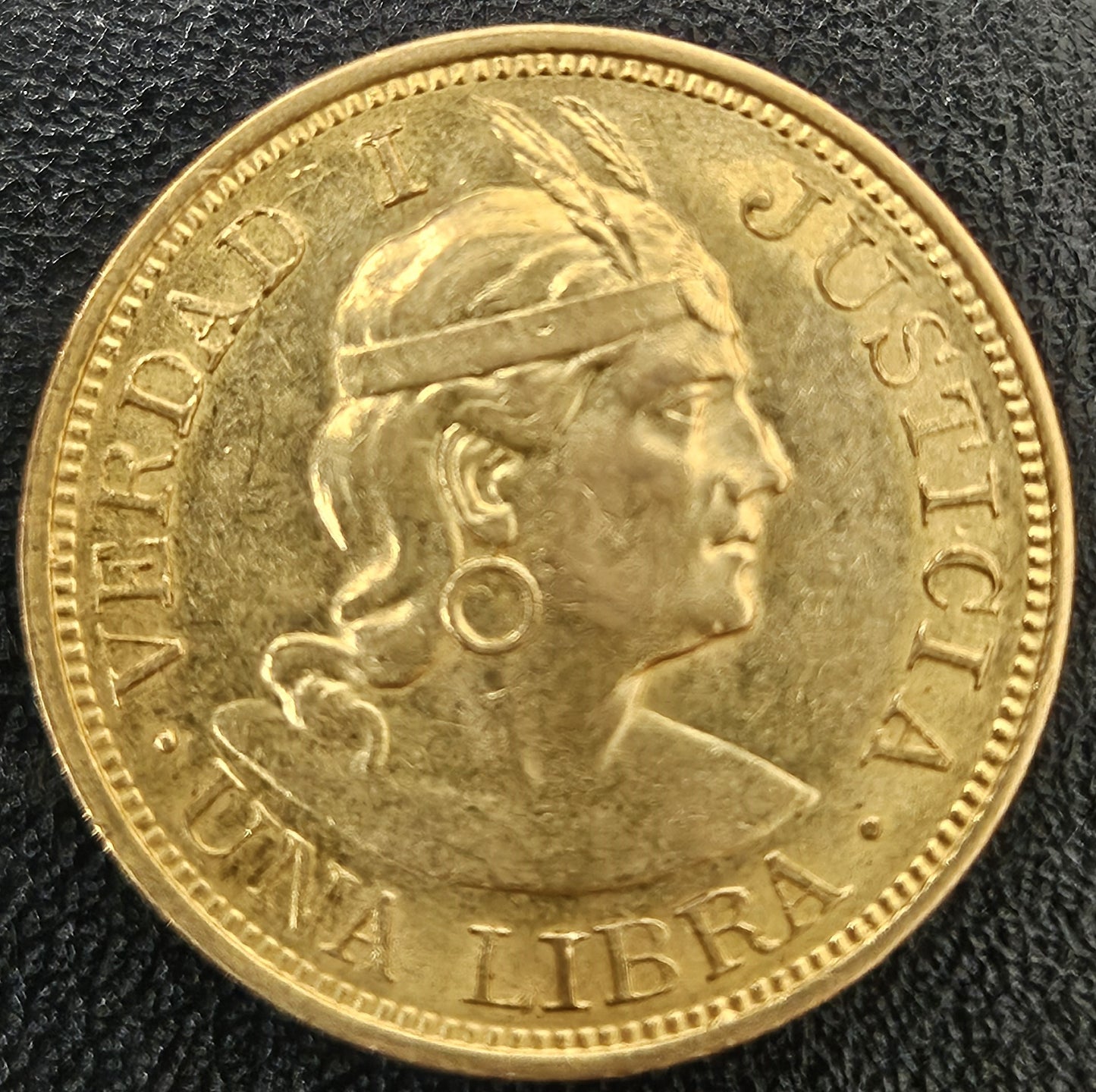 1 Libra Peru 1901