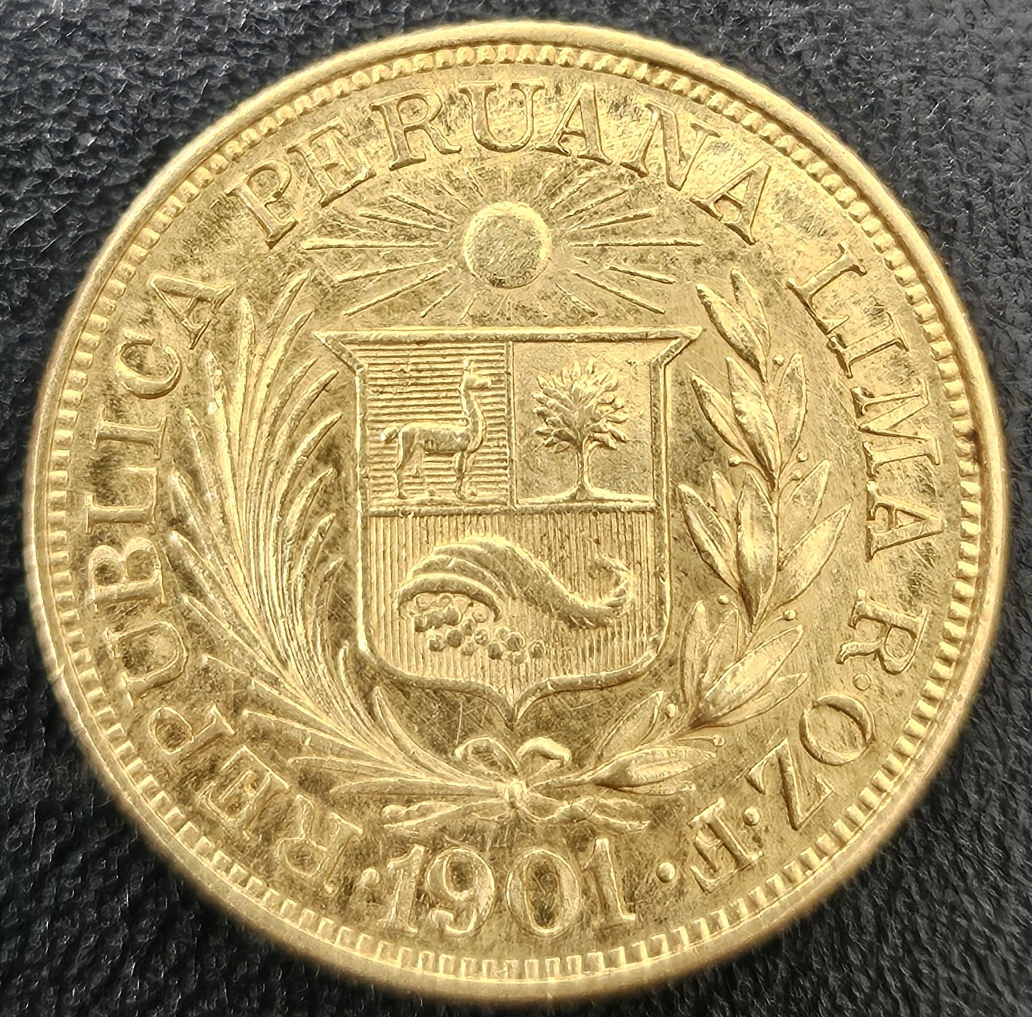 1 Libra Peru 1901