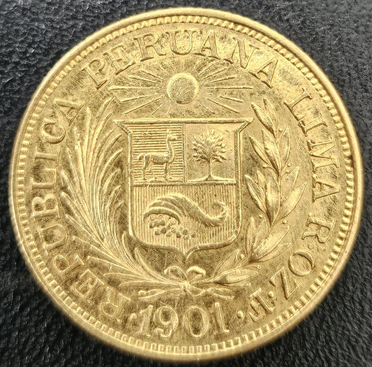 1 Libra Peru 1901