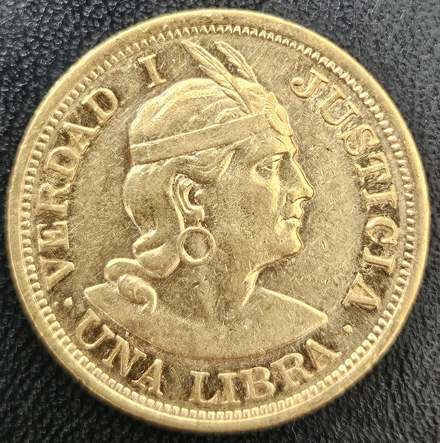 1 Libra Peru 1908