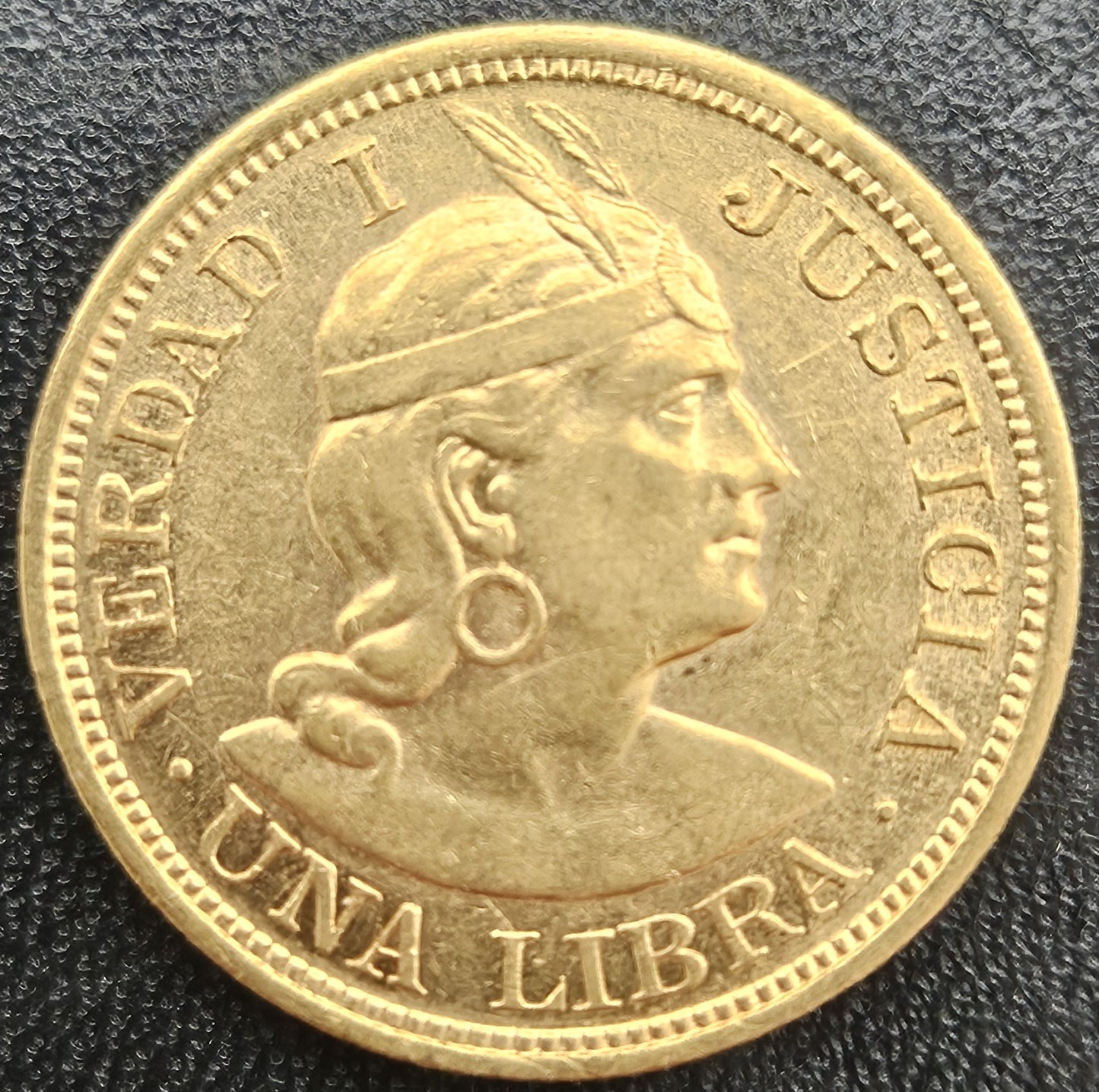 1 Libra Peru 1911