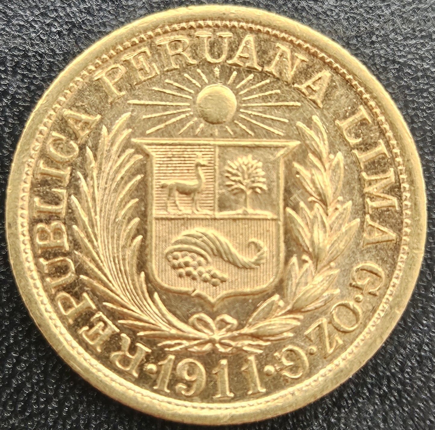 1 Libra Peru 1911