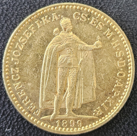 20 Korona Ungarn Franz Joseph 1899 KB