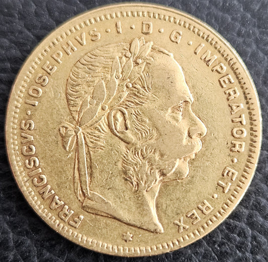 8 Florin Österreich Ungarn Franz Joseph 1882