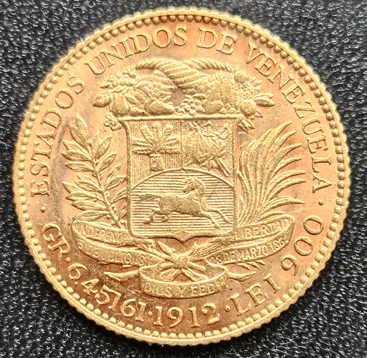 20 Bolivares Venezuela 1912