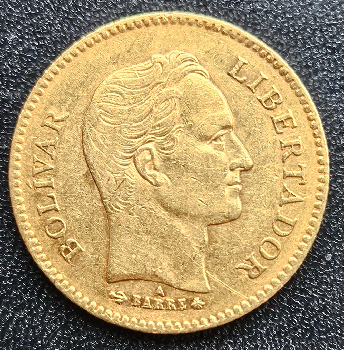 5 Venezolanos Venezuela 1875