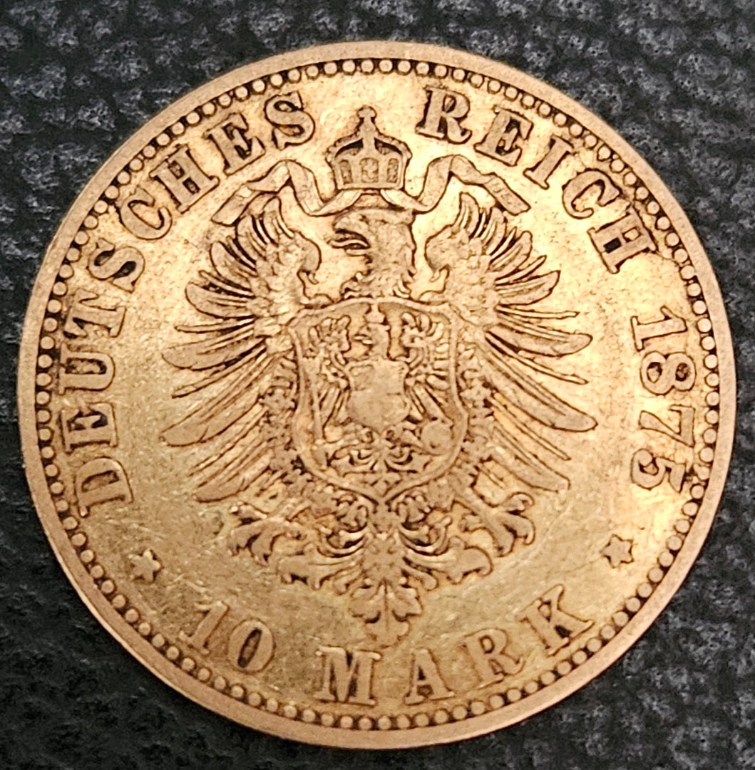 10 Mark Preußen Wilhelm I 1875 A