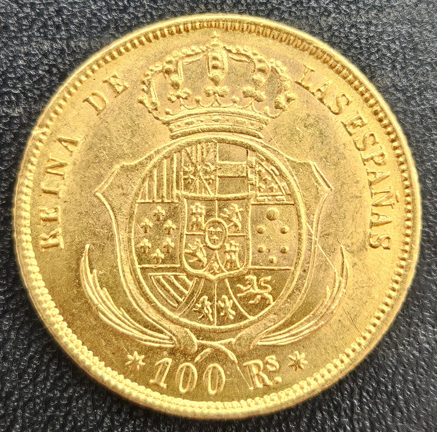 100 Reales Spanien Isabel II 1860 Sevilla