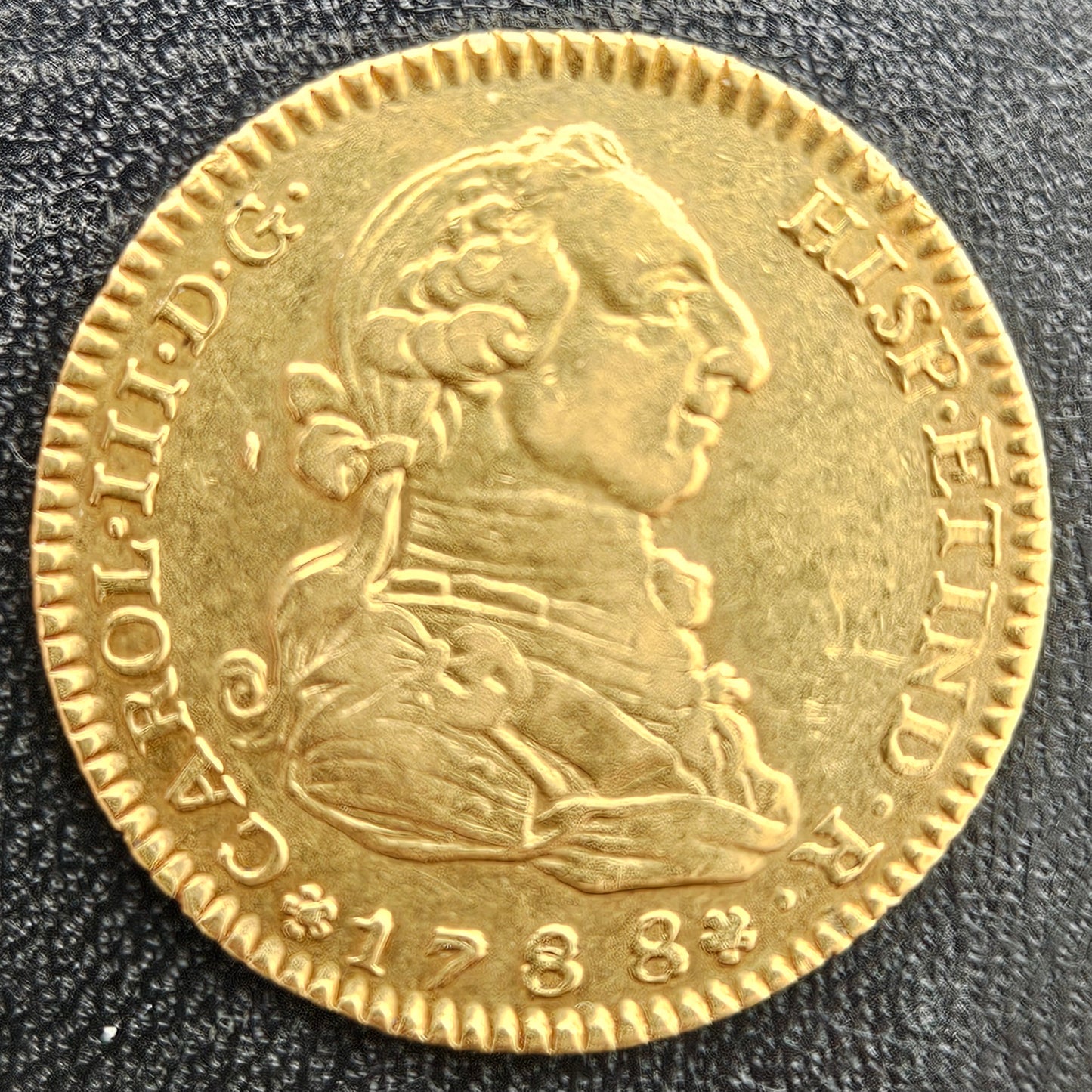 2 Escudos Spanien Charles III 1788 MM