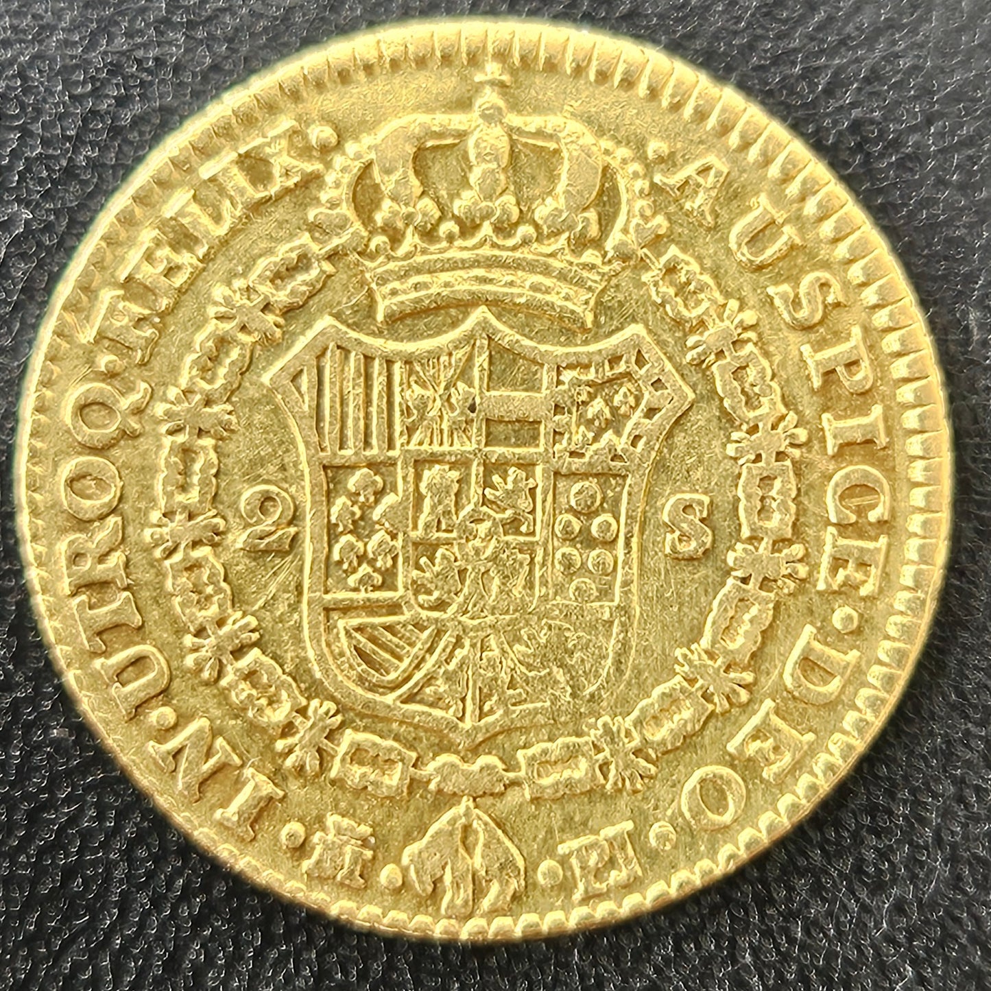 2 Escudos Spanien Charles III 1775 MPJ