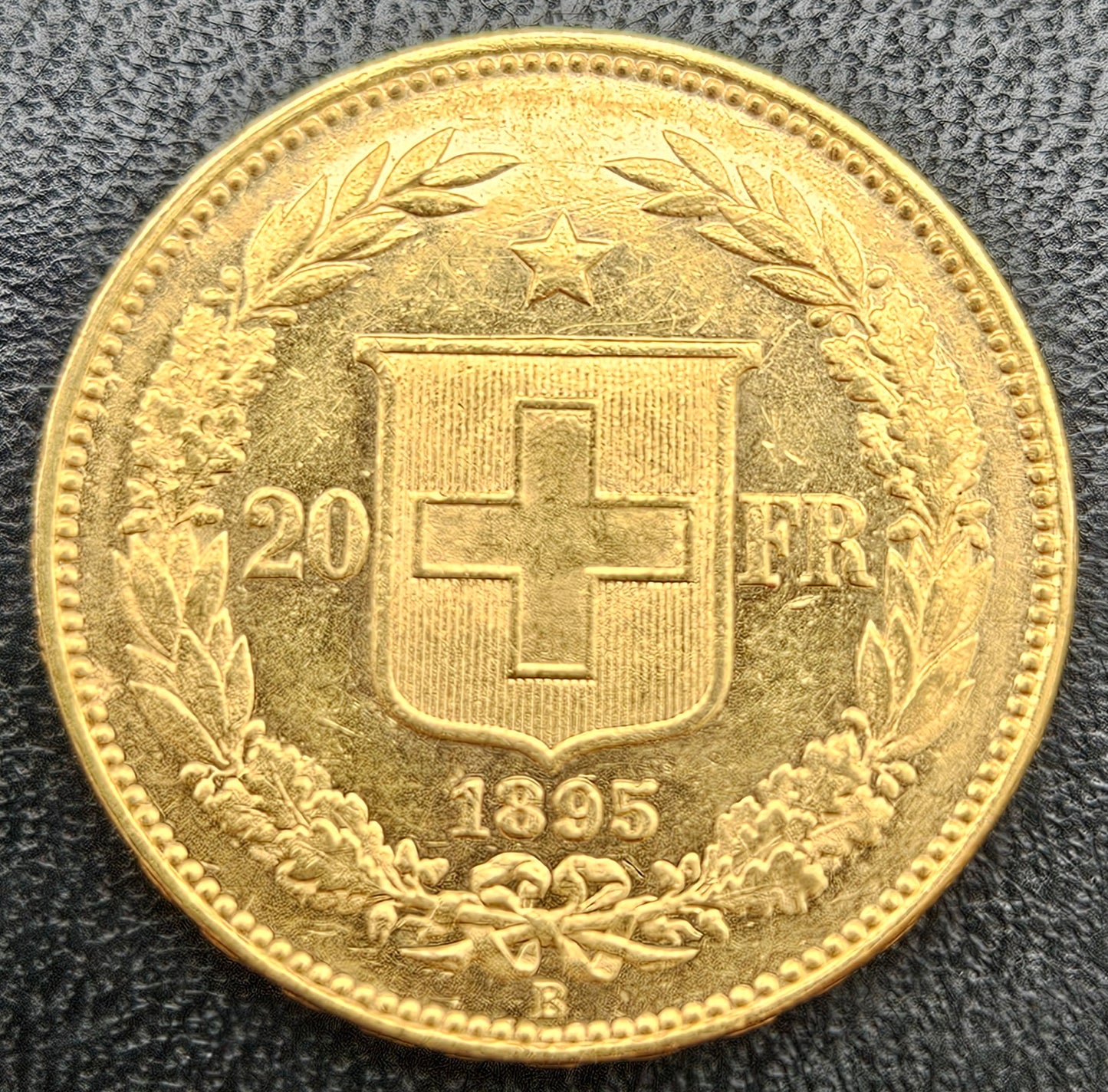 20 Franken Schweiz  Helvetia / Vreneli 1895 B