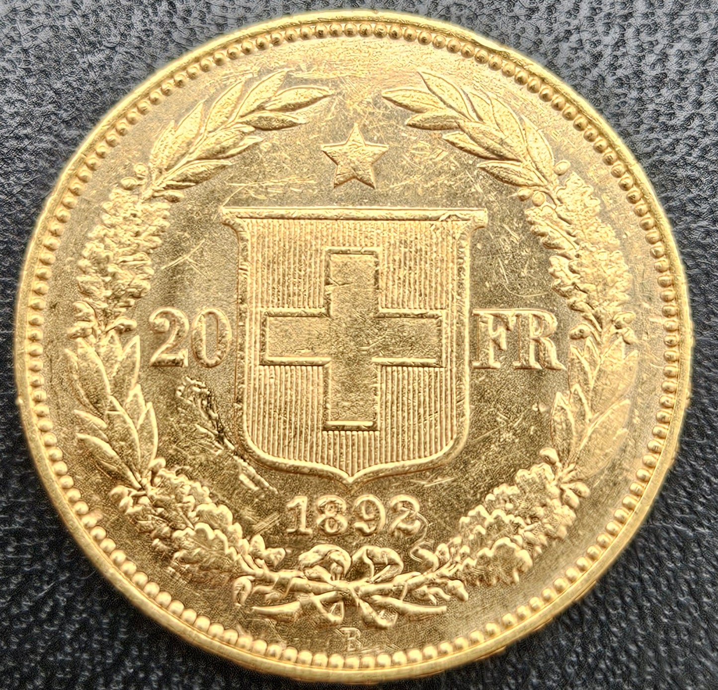 20 Franken Schweiz  Helvetia / Vreneli 1892