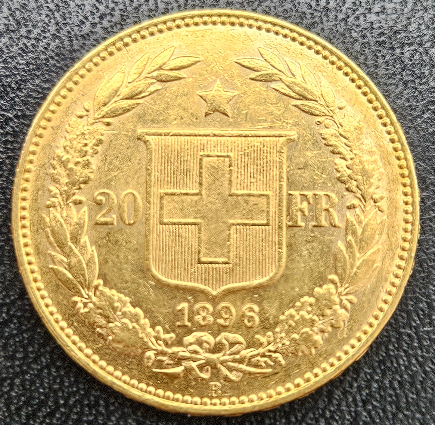 20 Franken Schweiz  Helvetia / Vreneli 1896 B