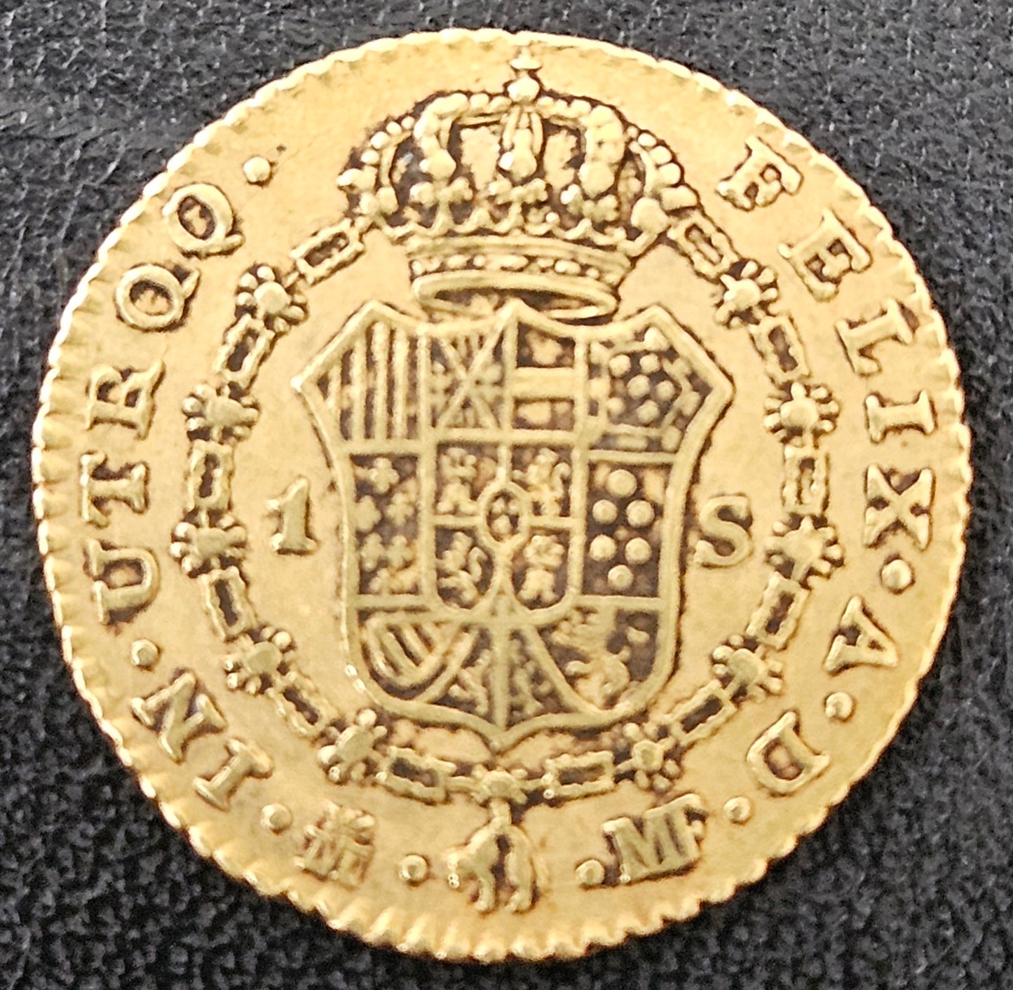 1 Escudo Spanien Charles IV 1792 MMF