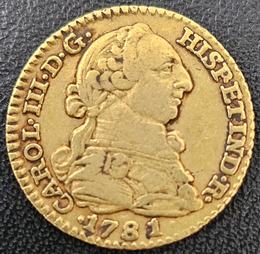 1 Escudo Spanien Charles III 1781 MPJ