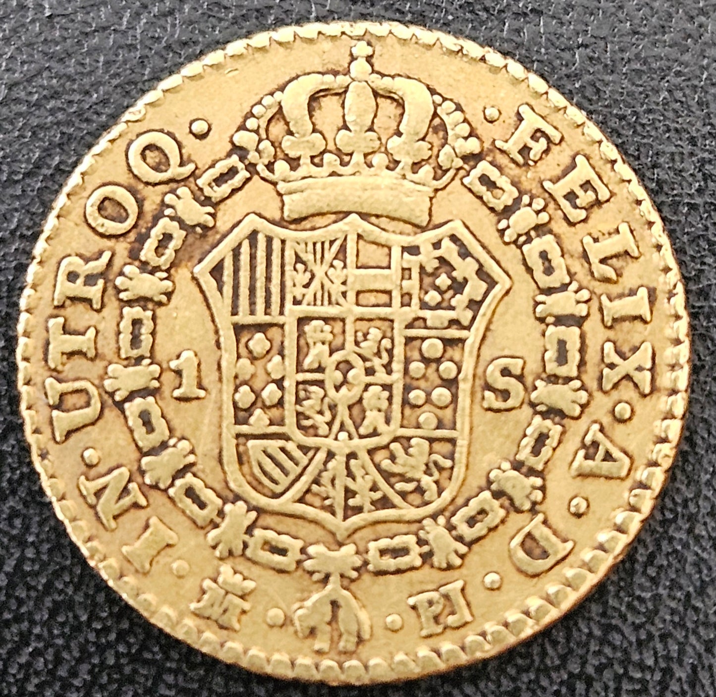 1 Escudo Spanien Charles III 1781 MPJ