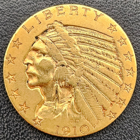 5 Dollar Amerika Indian Head 1910