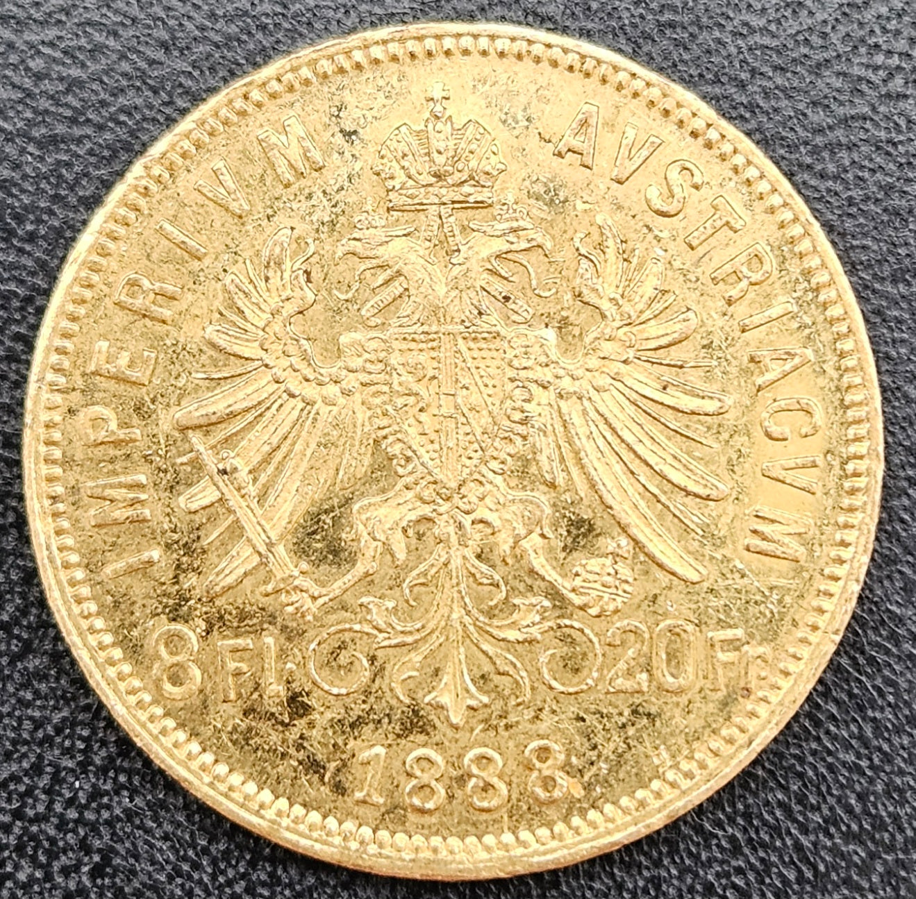 8 Florin Österreich Ungarn Franz Joseph 1888