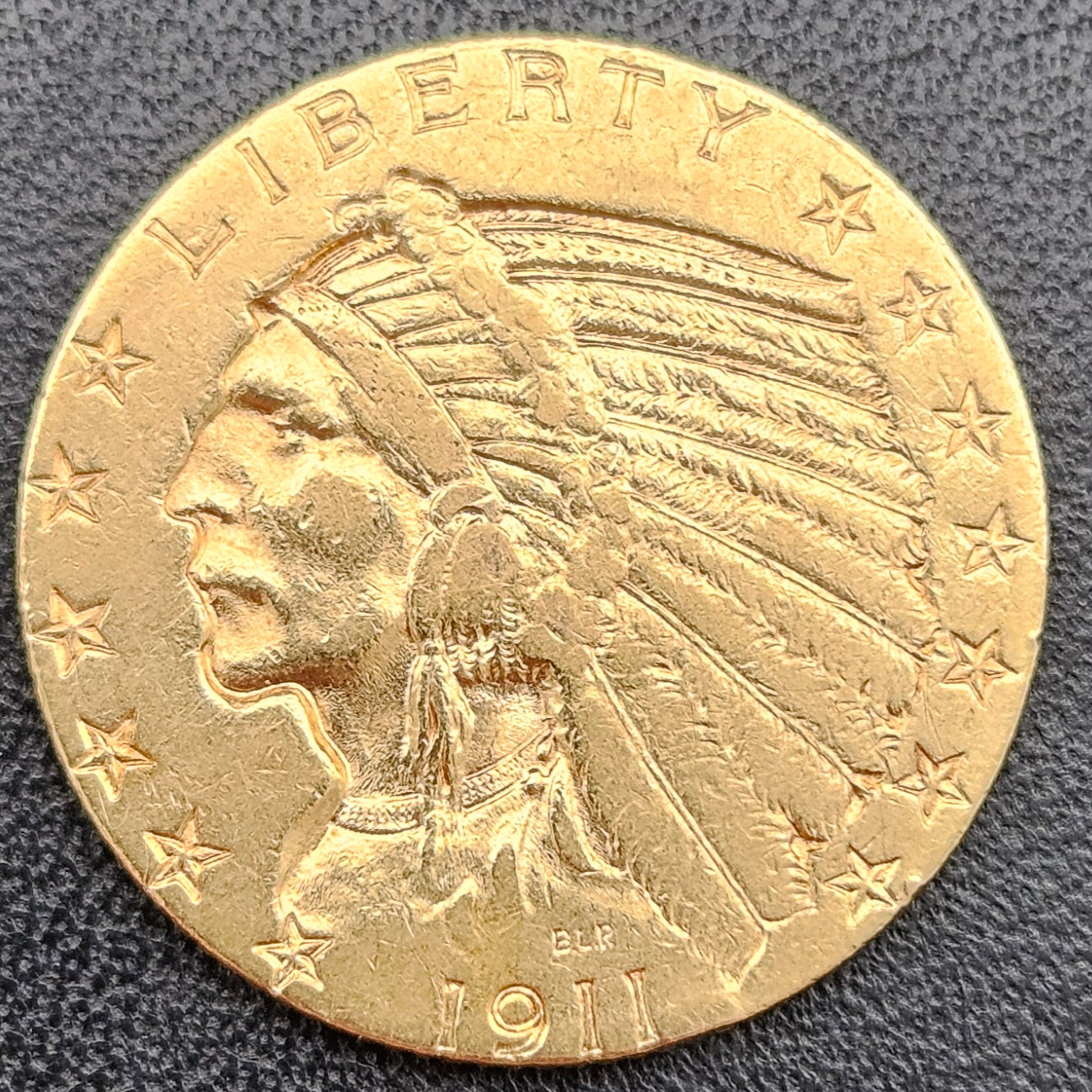 5 Dollar Amerika Indian Head 1911