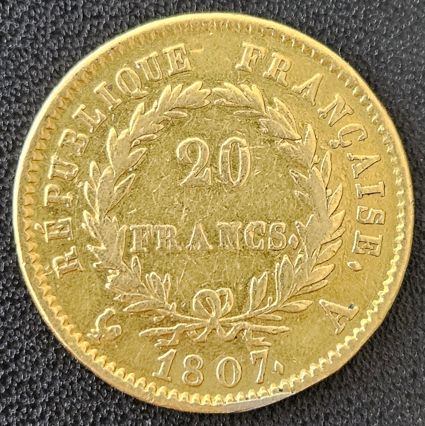 20 Francs Napoleon 1807 A