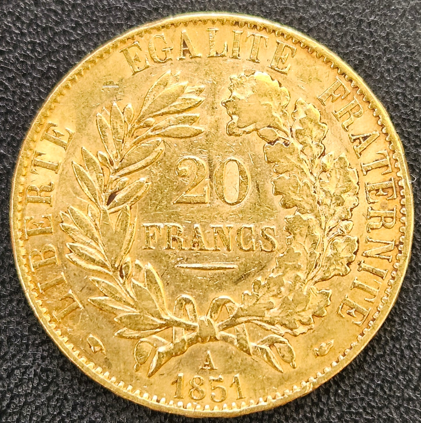 20 Francs Frankreich Ceres 1851 A