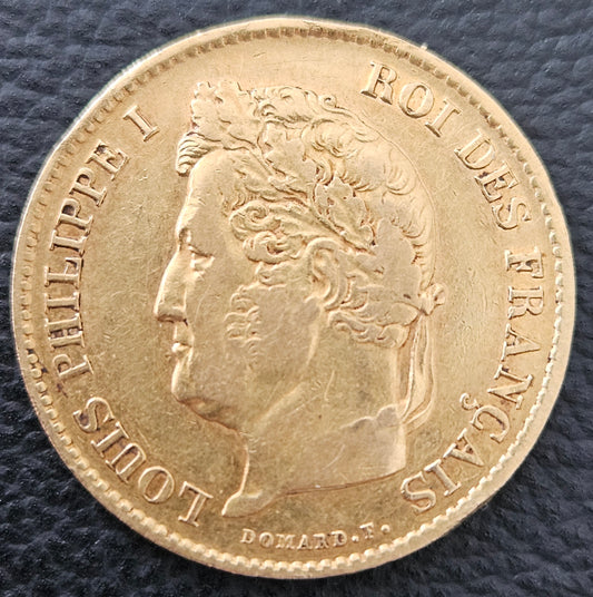 40 Francs Frankreich Louis Philippe I 1834 A