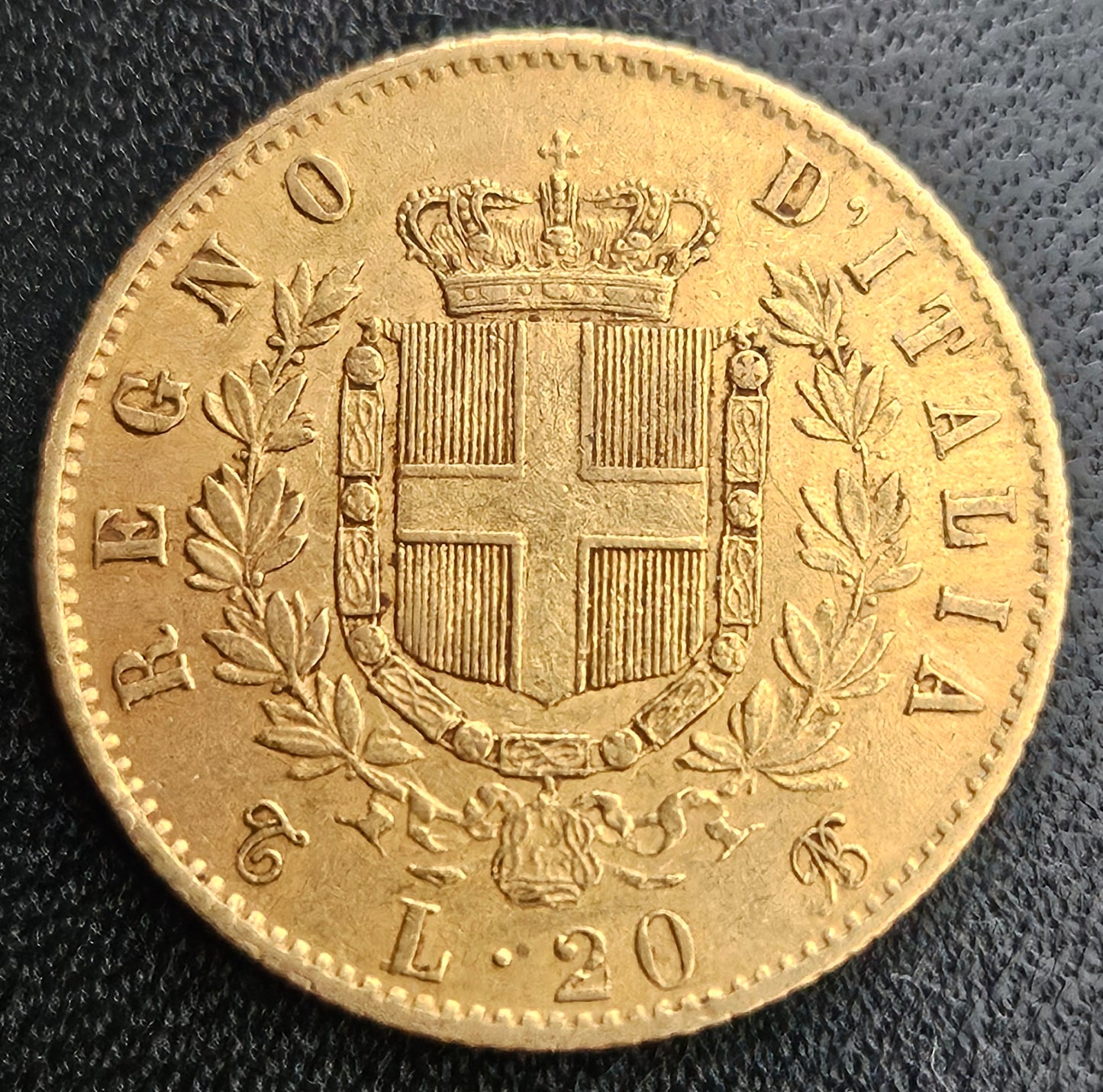 20 Lire Italien Vitttorio Emanuele II 1863