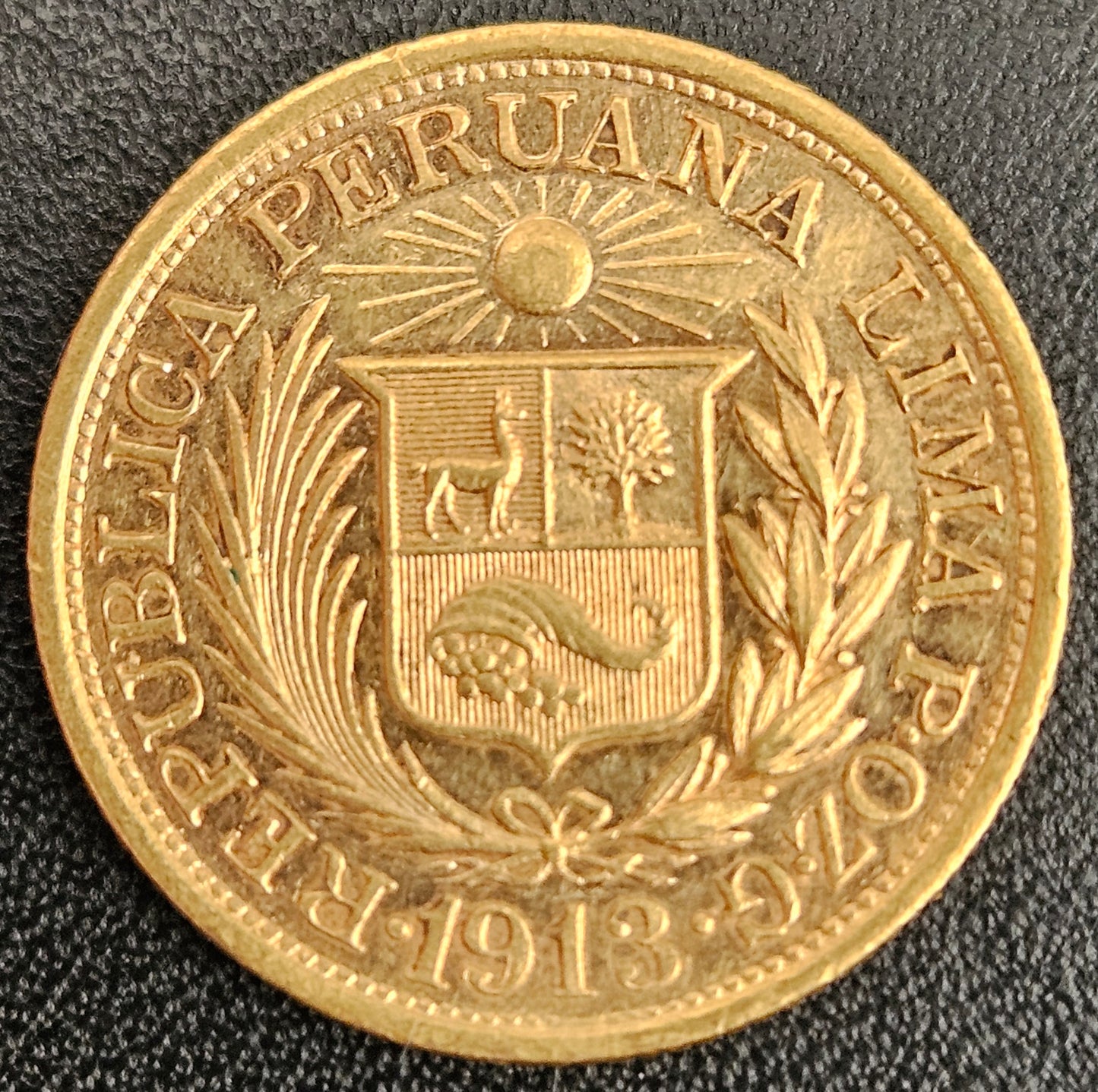 1 Libra Peru 1913