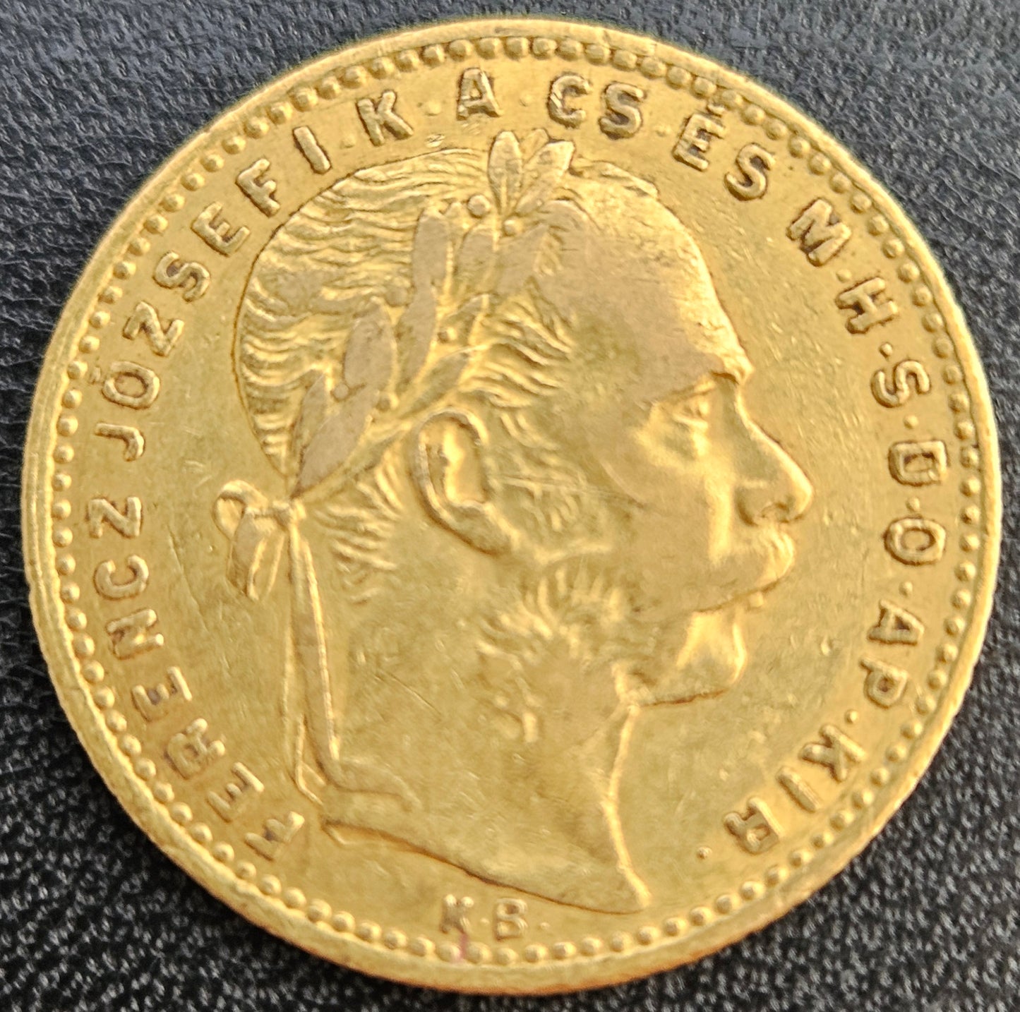 8 Forint Ungarn Franz Joseph 1887