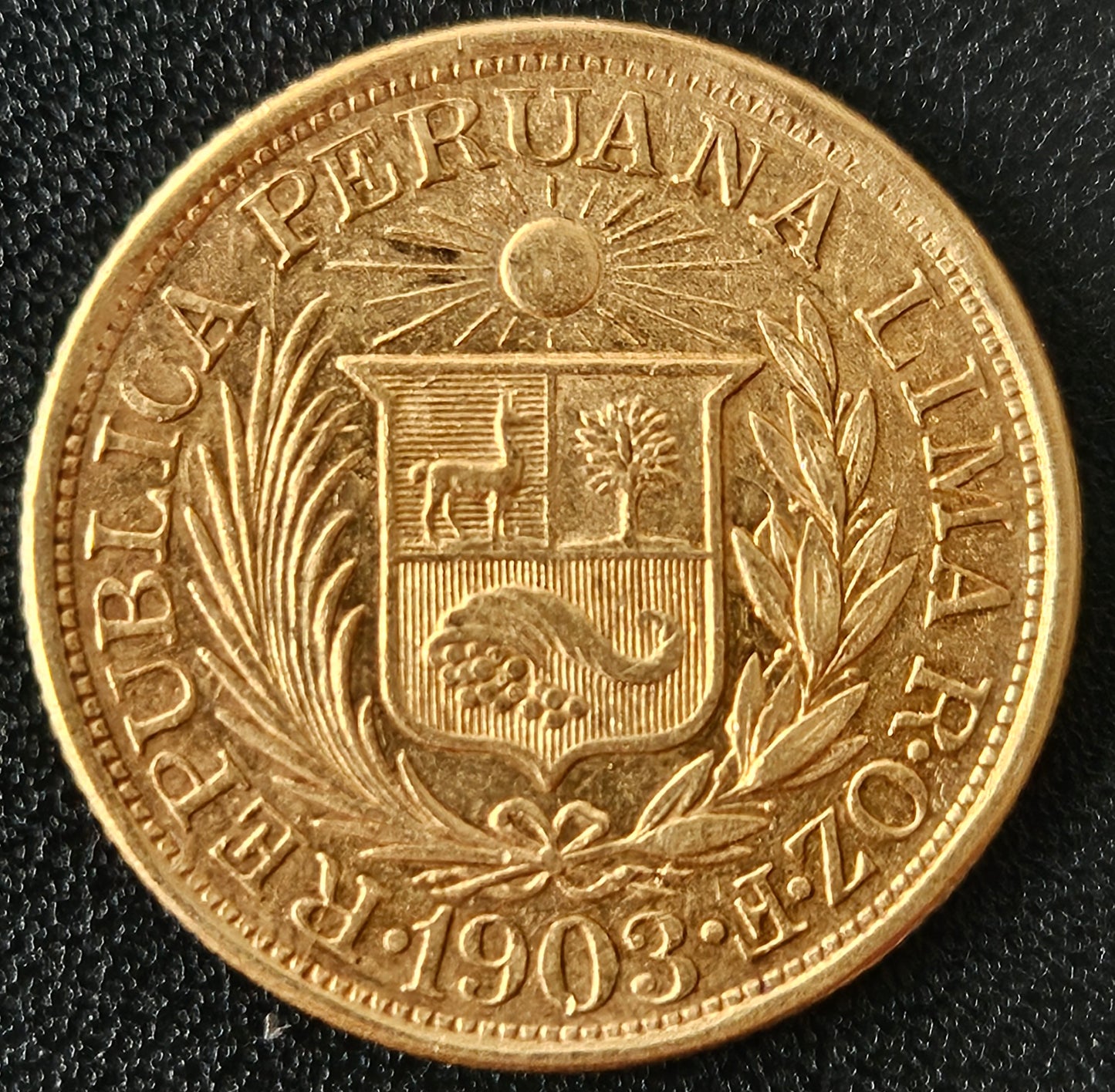 1 Libra Peru 1903