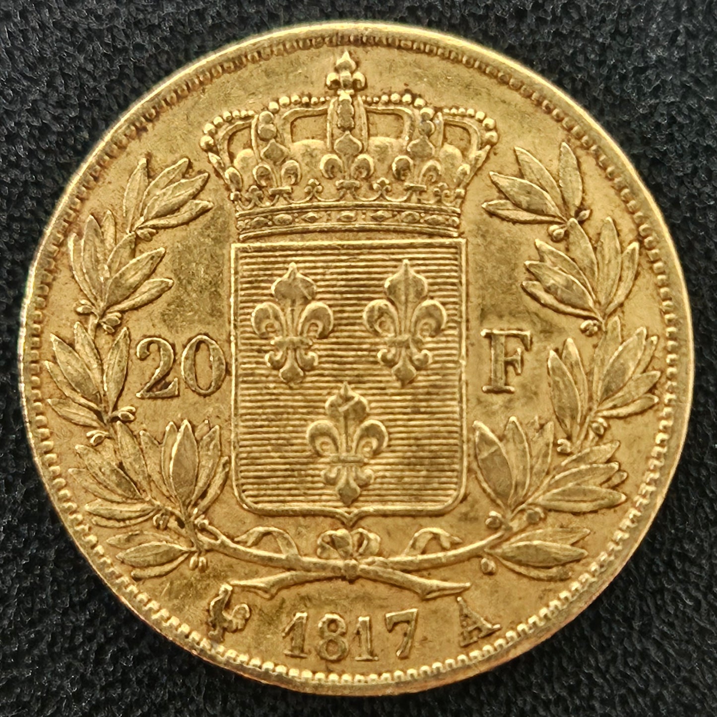 20 Francs Frankreich Louis XVIII 1817 A