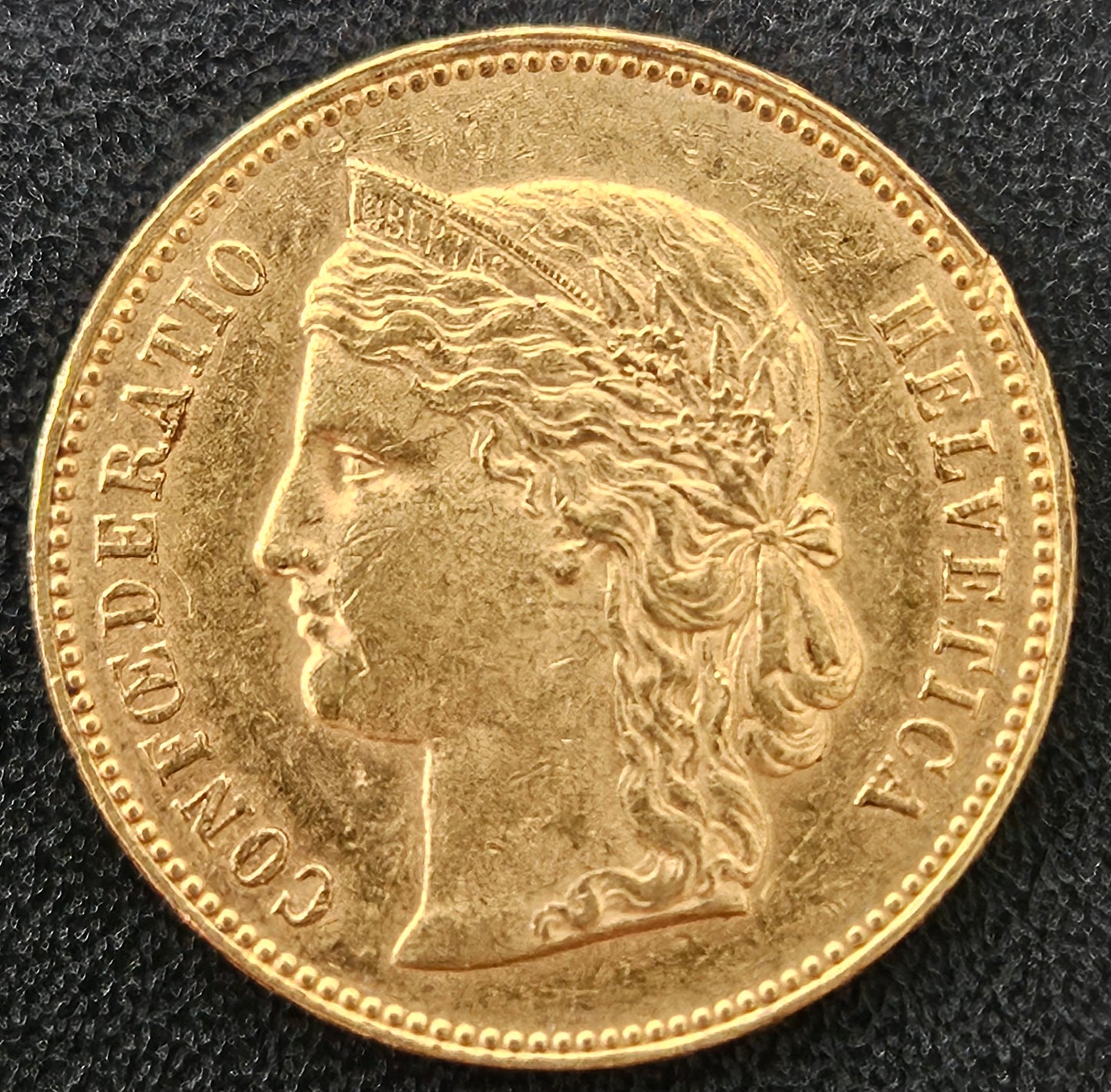 20 Franken Schweiz  Helvetia / Vreneli 1895 B