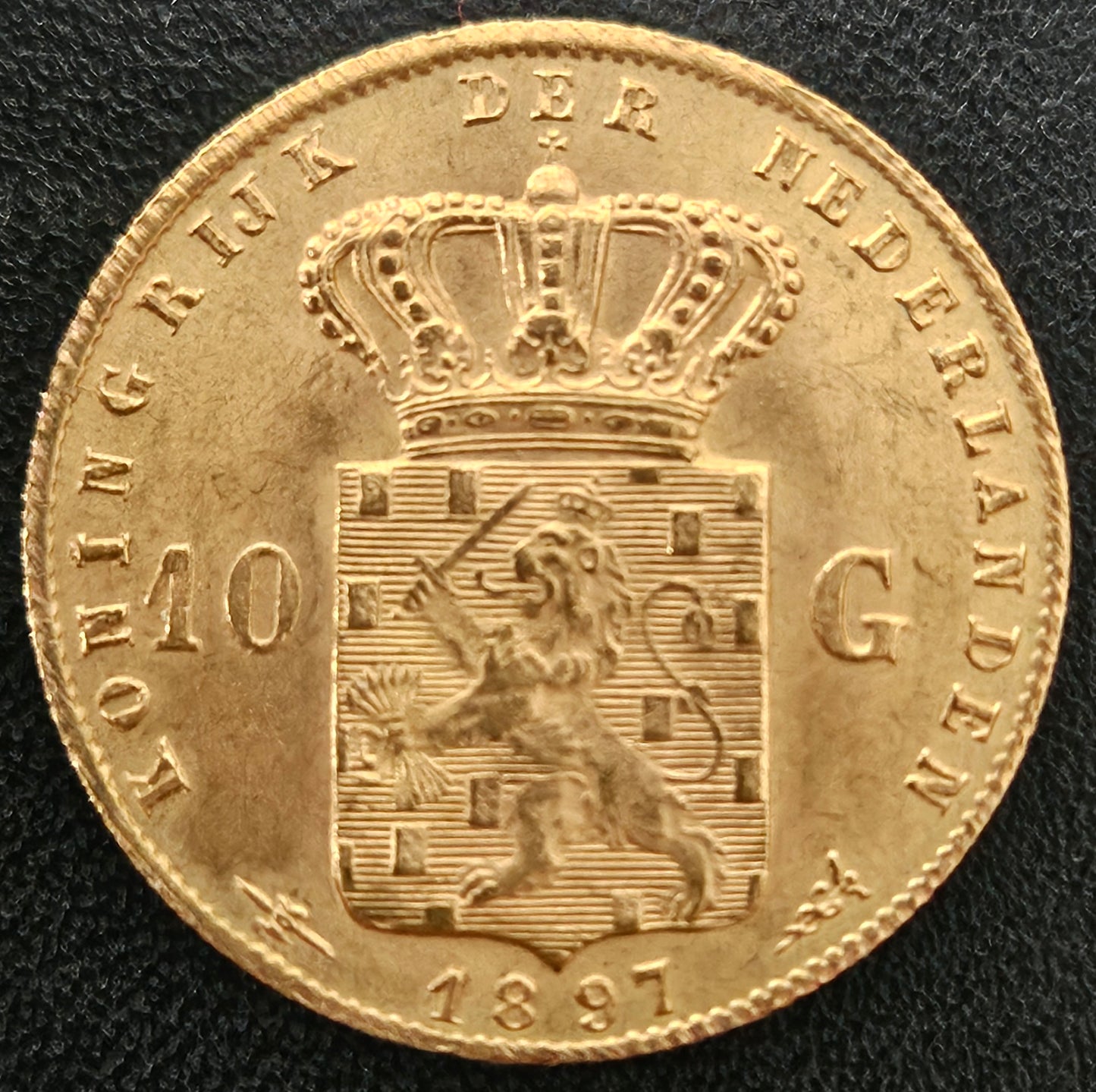 10 Gulden Niederlande Wilhelmina 1897