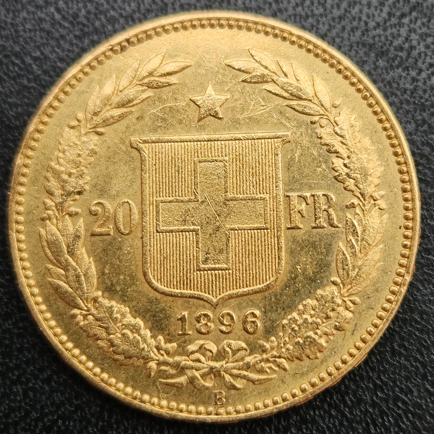 20 Franken Schweiz  Helvetia / Vreneli 1896 B