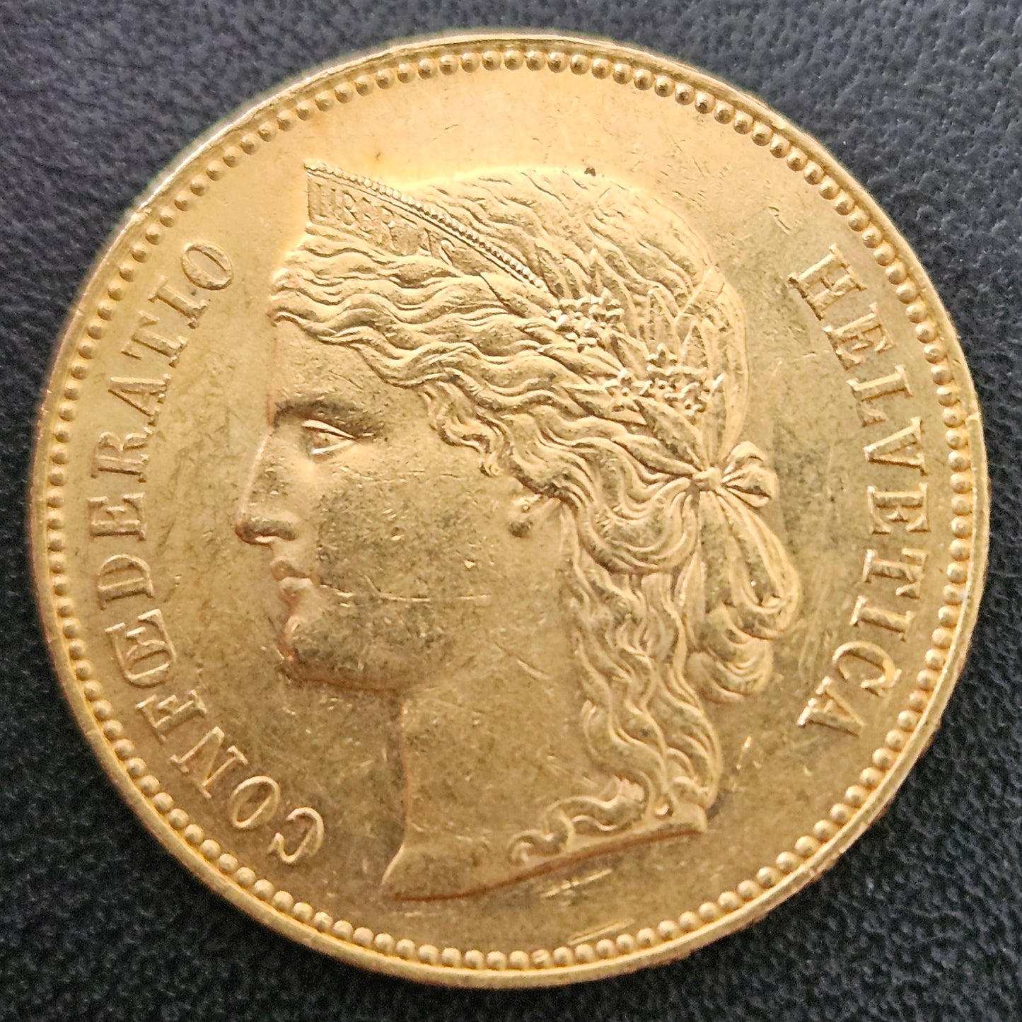 20 Franken Schweiz  Helvetia / Vreneli 1893 B