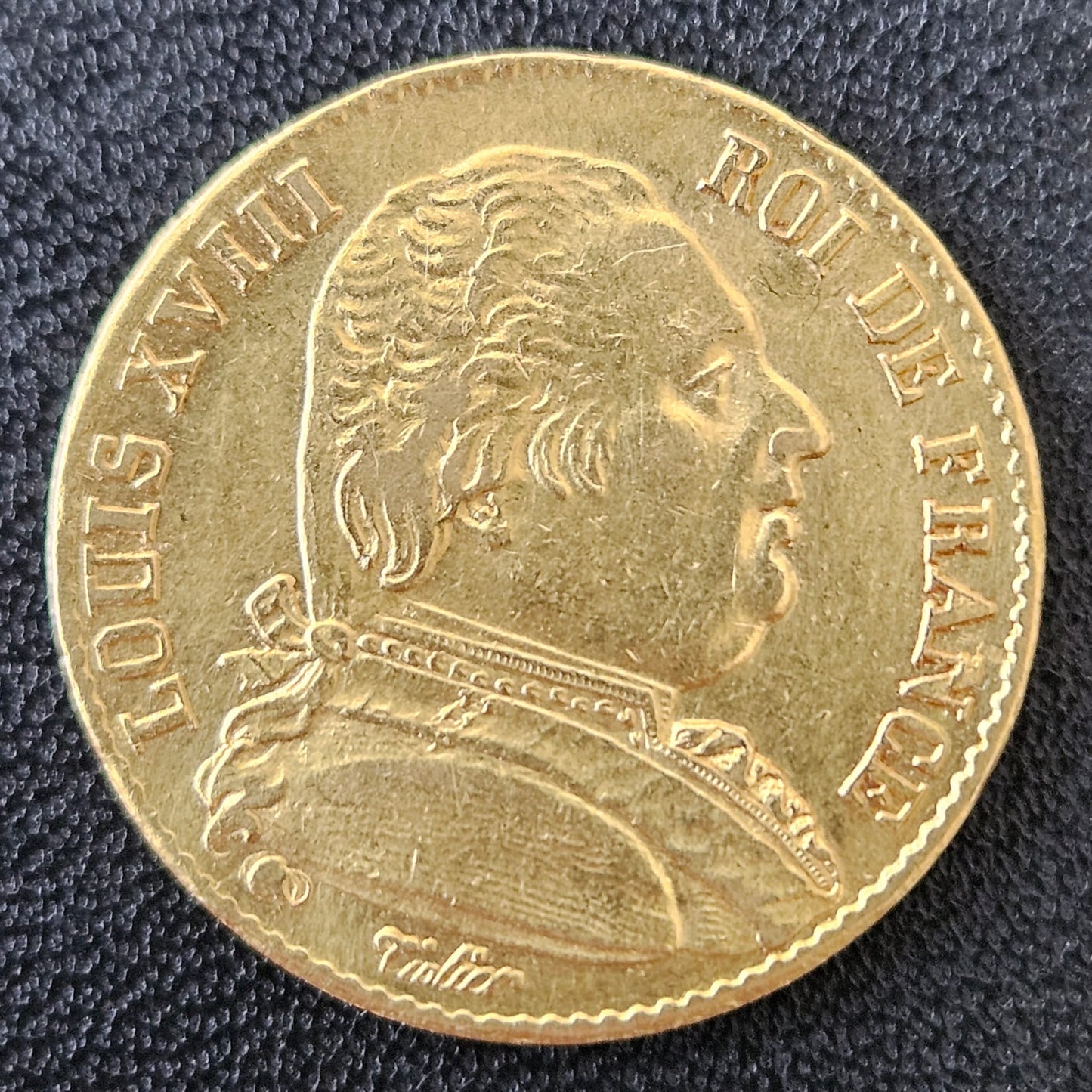 20 Francs Frankreich Louis XVIII 1814 A