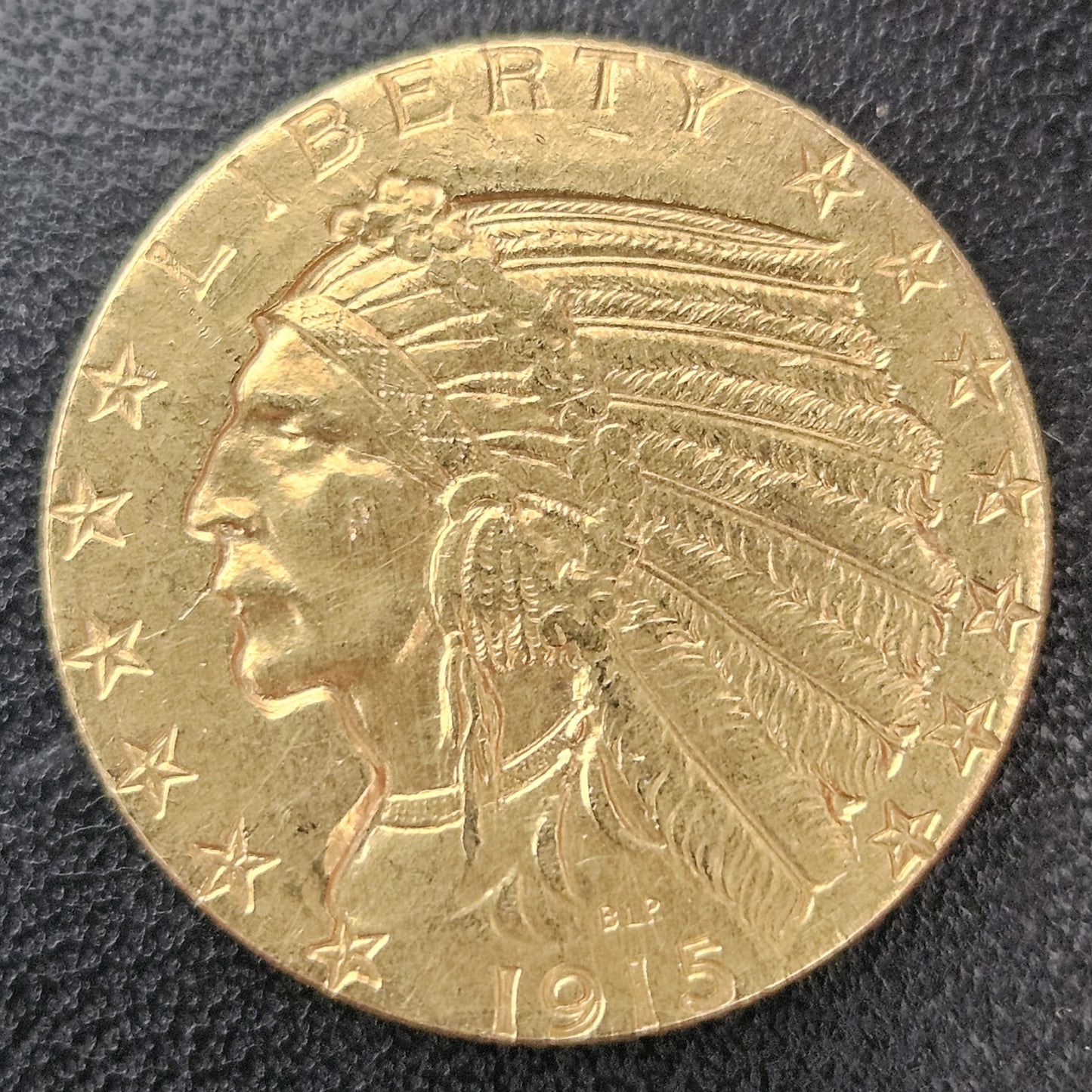 5 Dollar Amerika Indian Head 1915