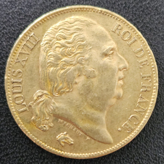 20 Francs Frankreich Louis XVIII 1817 A