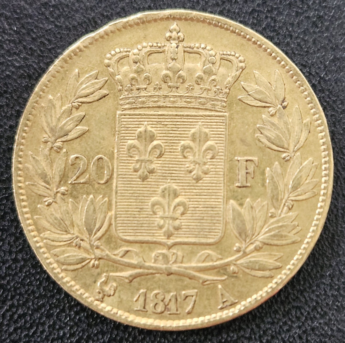 20 Francs Frankreich Louis XVIII 1817 A