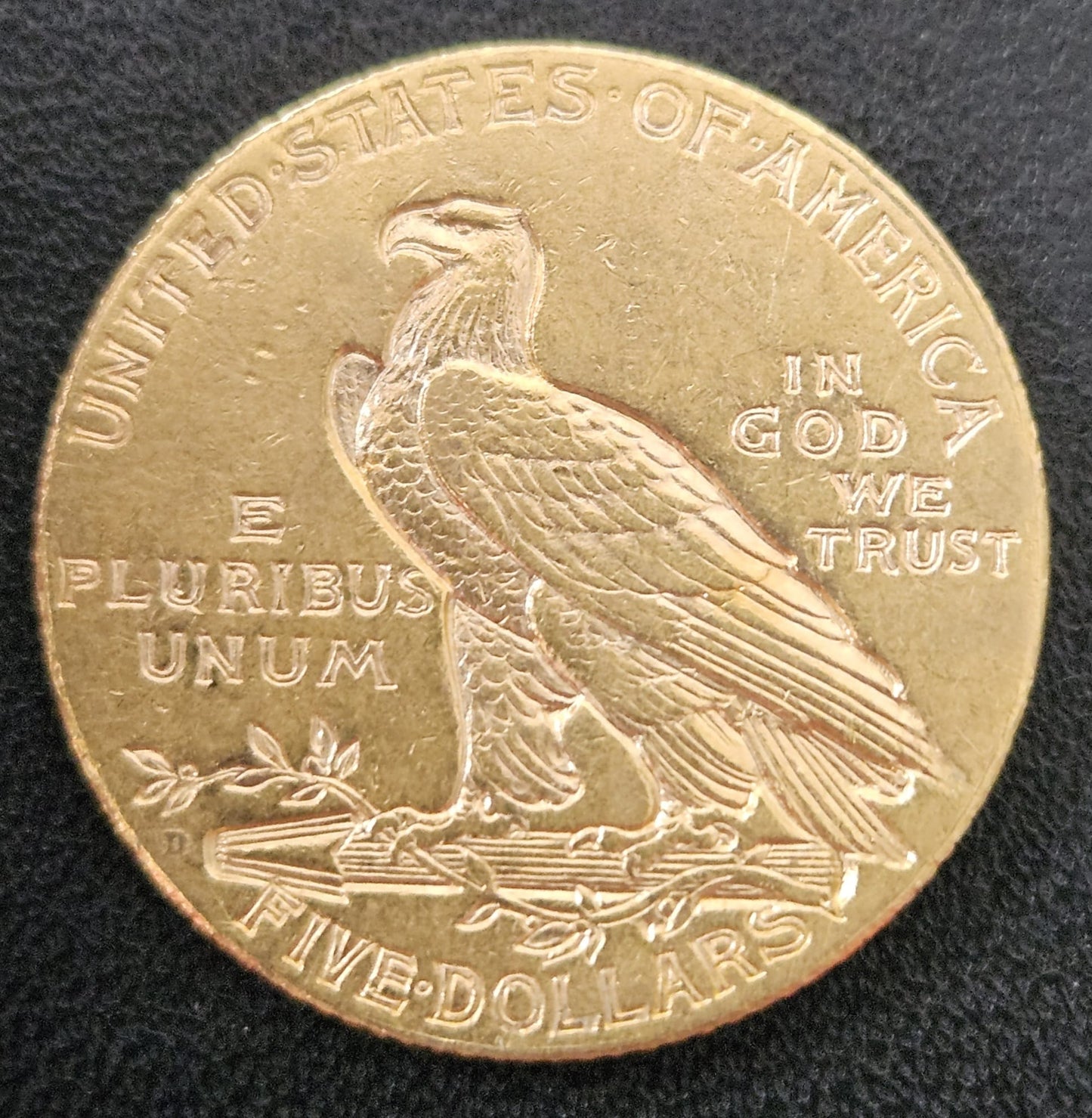 5 Dollar Amerika Indian Head 1908