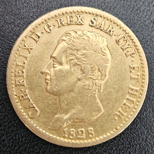 20 Lire Italien Carlo Felice 1828